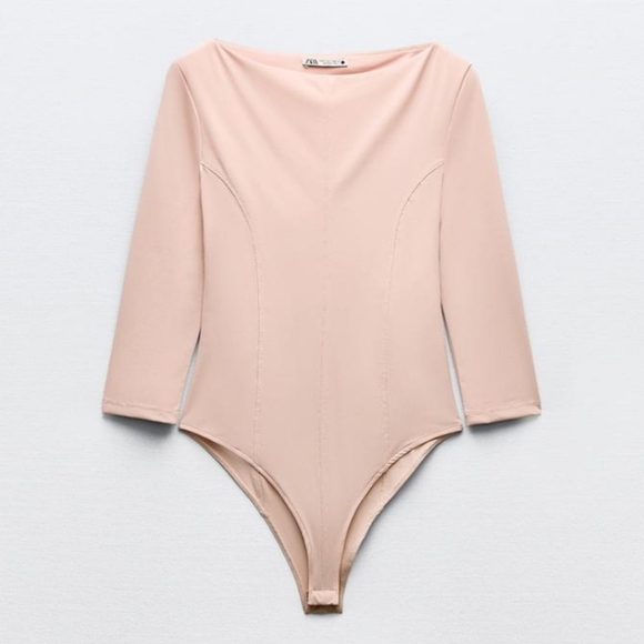 Zara Delicate Bodysuit Sz-L - Picture 8 of 10